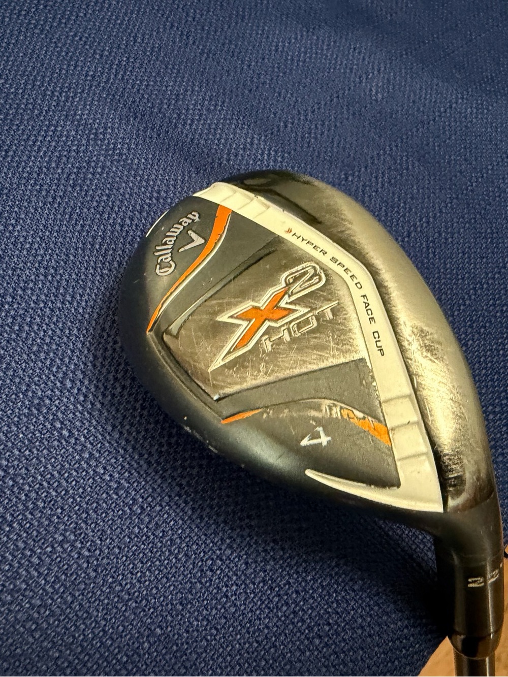 Callaway X2hot #4 hybrid golf club Callaway hybrid 22 degree Callaway golf club